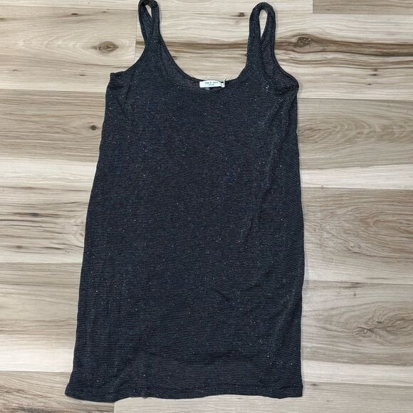 Rag & Bone Shimmer Gray Mini Tank Dress Women’s Small - Picture 2 of 4